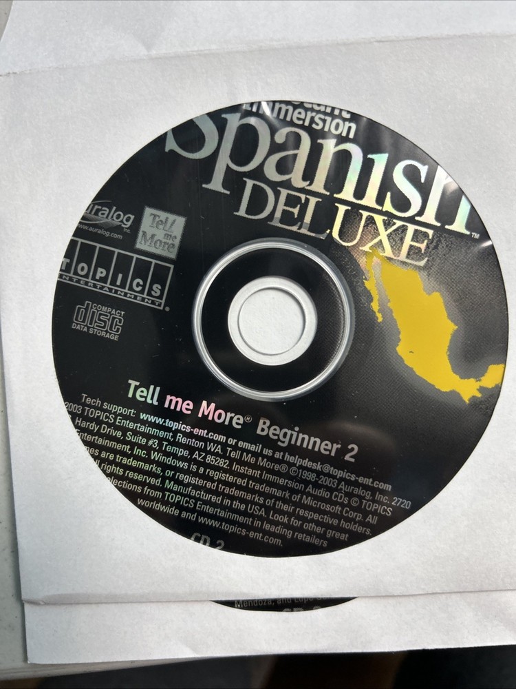 Topics Entertainment Instant Immersion Spanish 8 CD Set