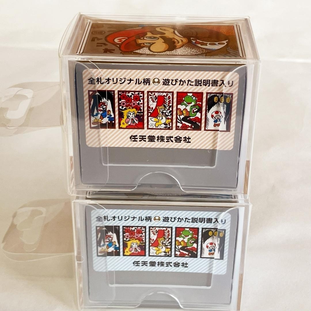 Nintendo Super Mario Bros. Hanafuda set of Red & Black Japanese Playing Cards