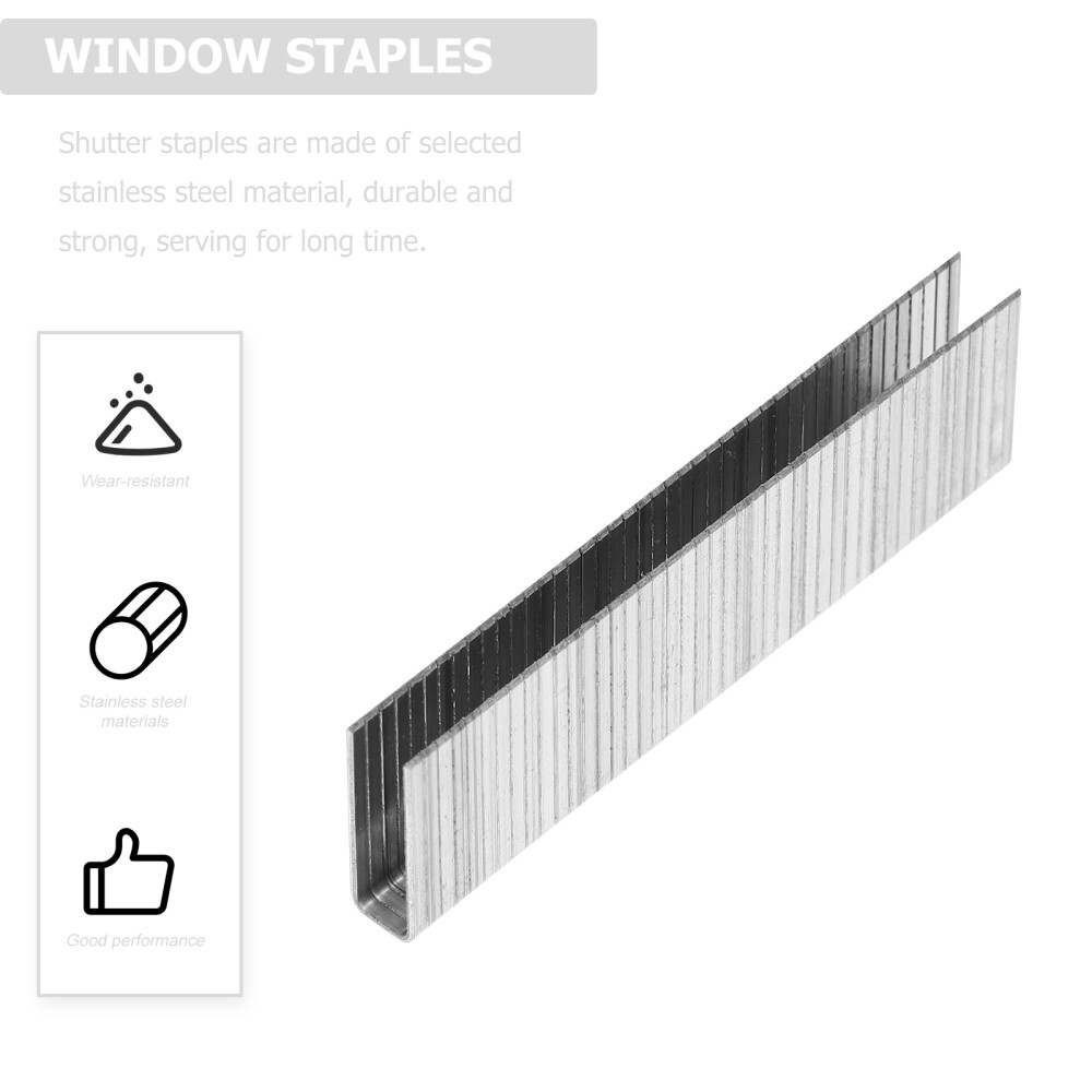 40PCS Replacement Louvers Staples Shutter Staples Repair Kit Shutter Louvers