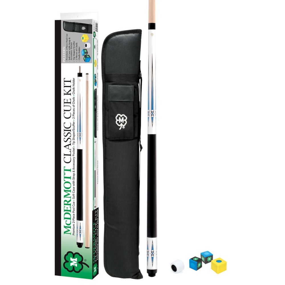 Package Set K5 McDermott Pool Cue Play Kit