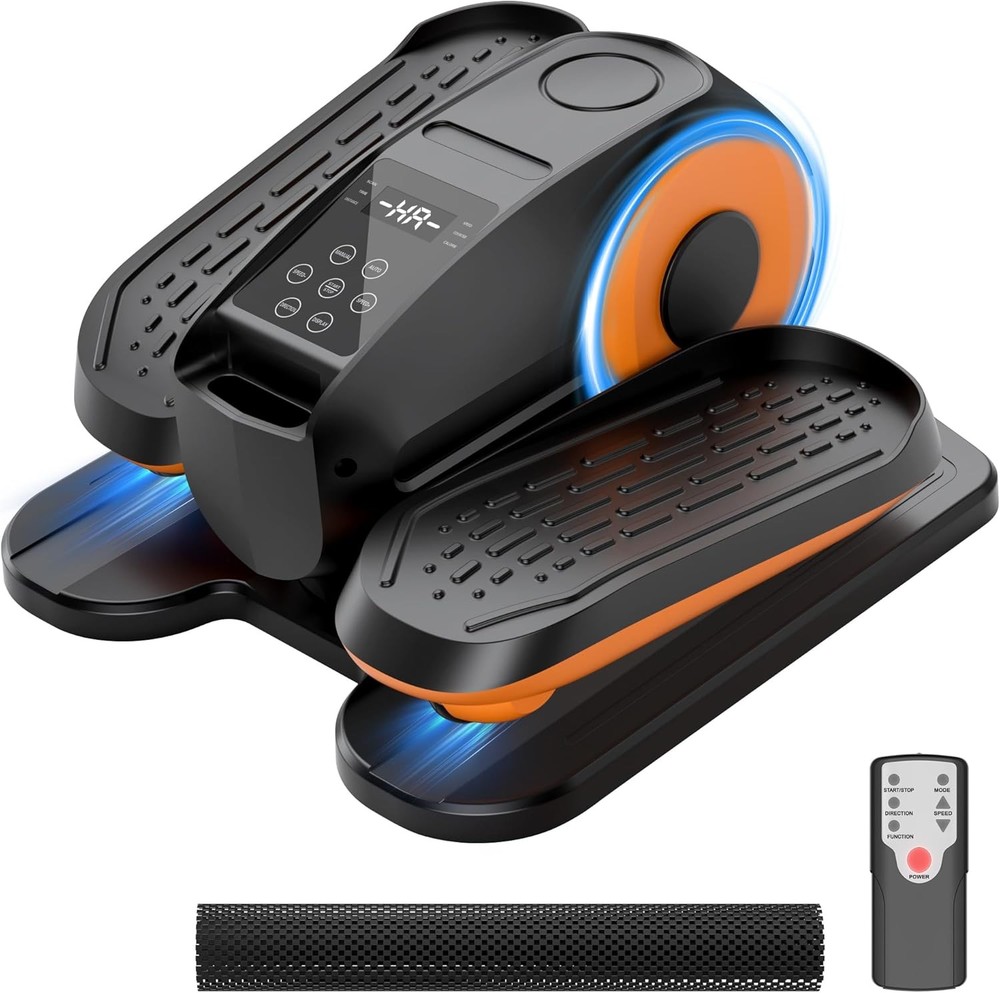 Under Desk Elliptical Machine Remote Control Leg Exerciser