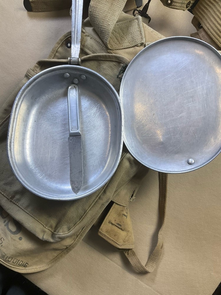 WWI GI Belt With Accessories