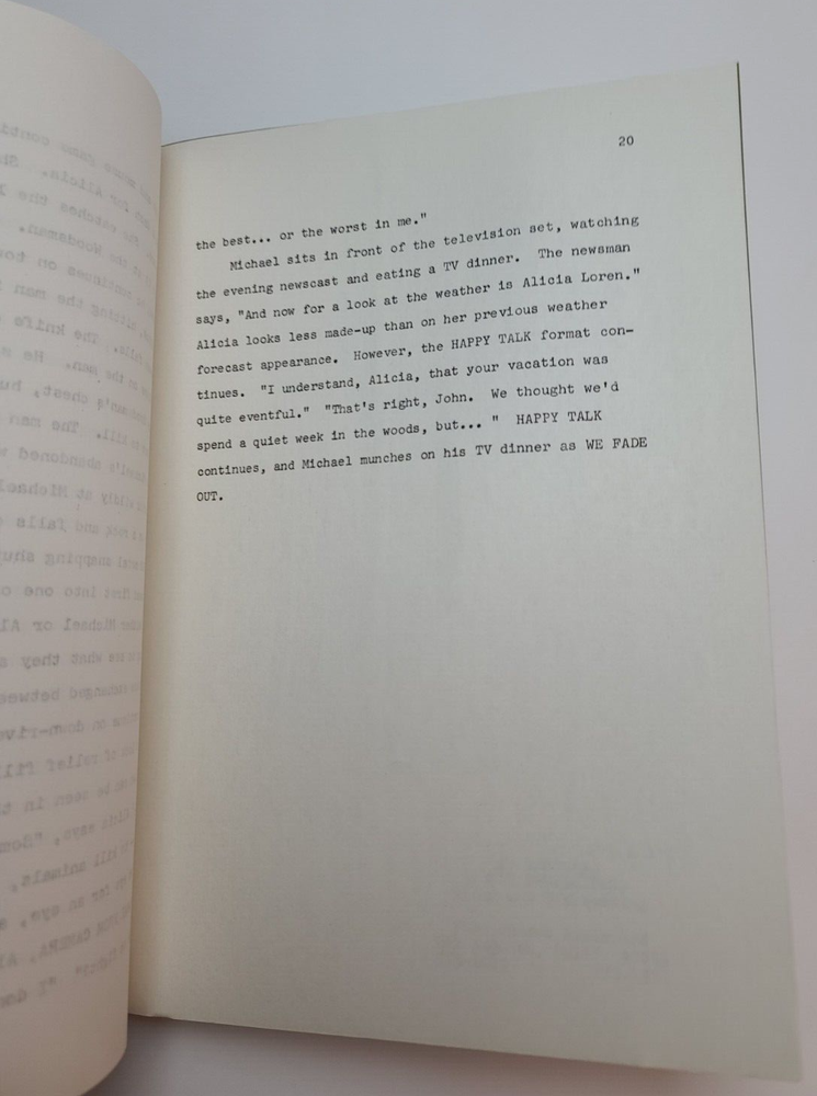 TRAPS / Barry Levinson 1970's Unproduced Treatment Script