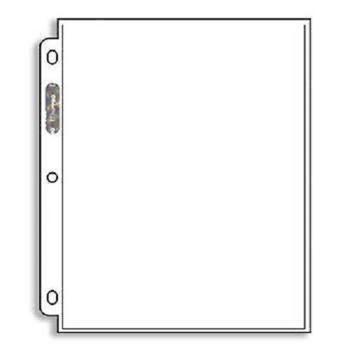 (25) Ultra Pro 8 1/2 x 11" Magazine Album Pages 1 Pocket Sheets Fits Beckett