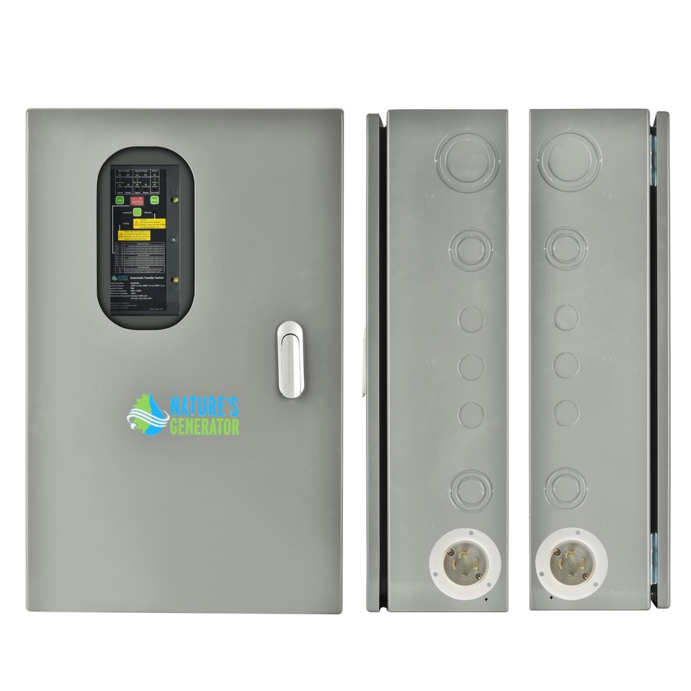 Nature's Generator Pre-Wired 120V/240V 30A 8 Circuits Automatic Transfer Switch