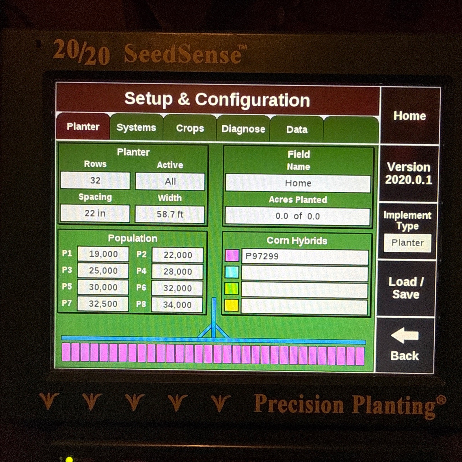 Precision Planting 20/20 Gen 2 with RowFlow (P/N: 725801)