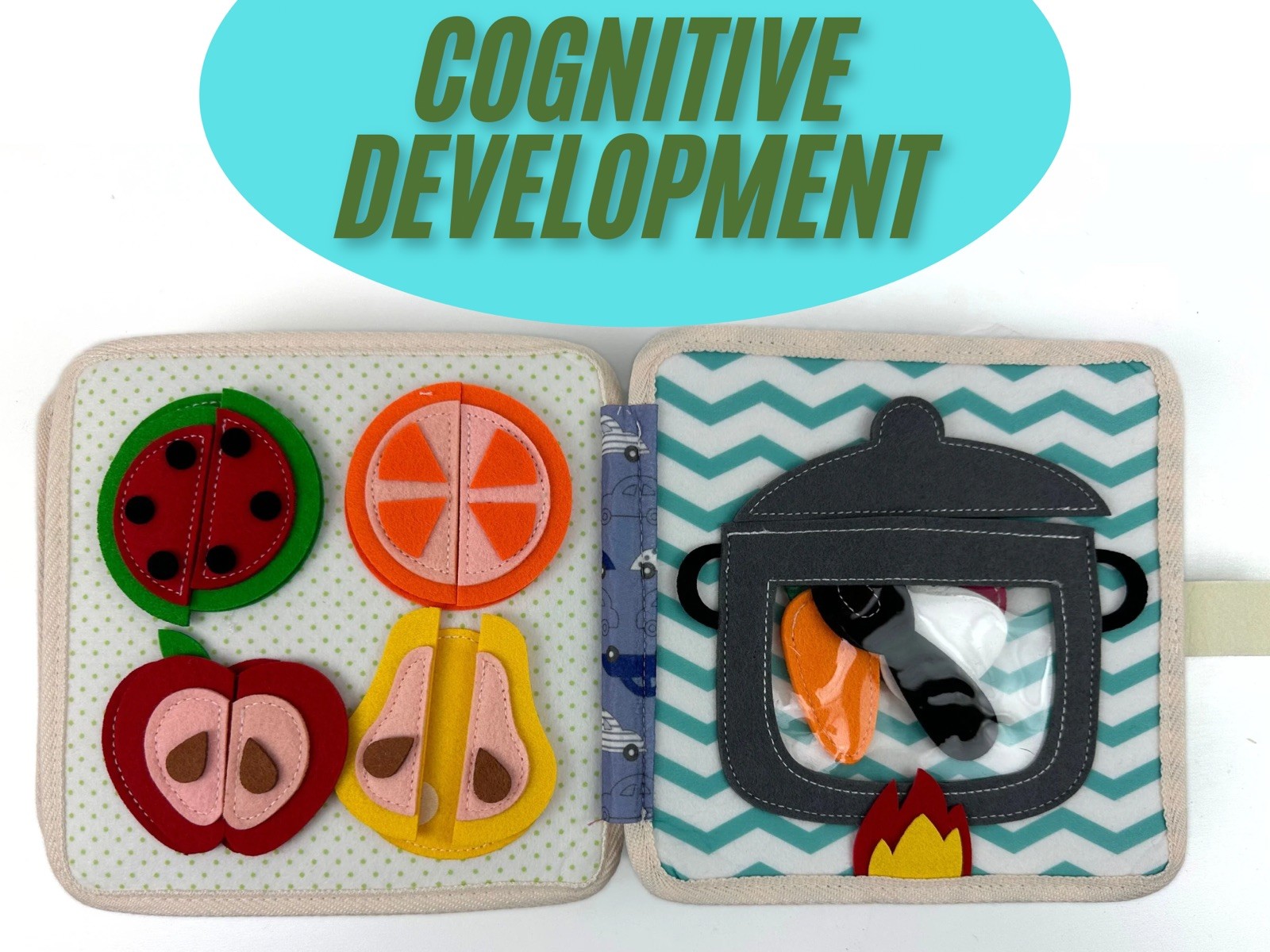 Busy Book Montessori Activity Felt Quiet Education Book Travel Toys Lion