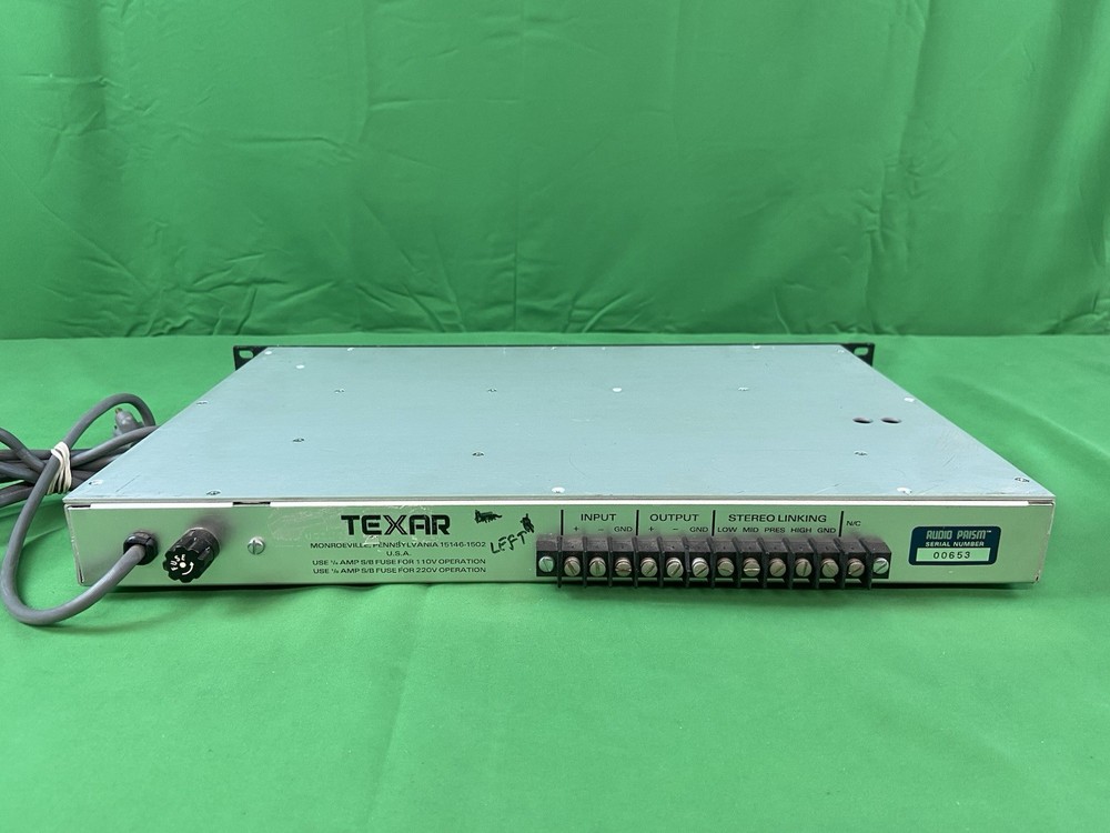 AUDIO PRISM by TEXAR-Digitally Controlled Audio Processor