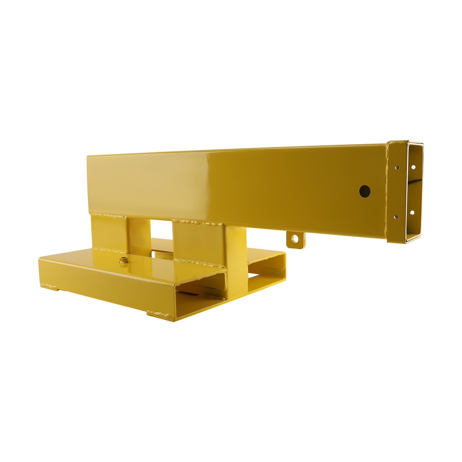 Forklift & Skid Steer Jib Boom - 5500LBS Dual-Fork Telescopic Lifting Attachment