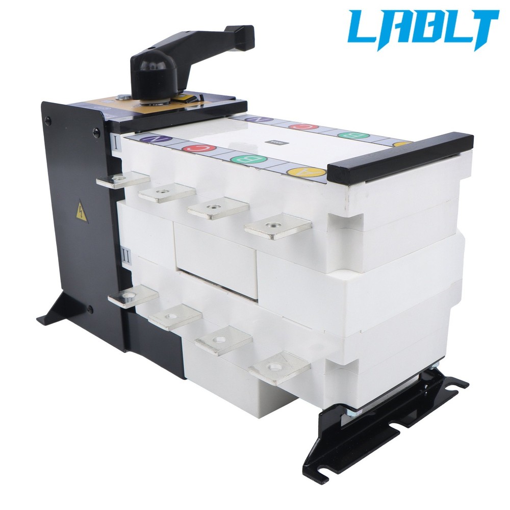 LABLT Industrial Automatic Transfer Switch 400A 4P 110/220V Grid to AC Generator