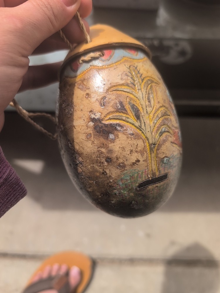 hand-painted gourd art