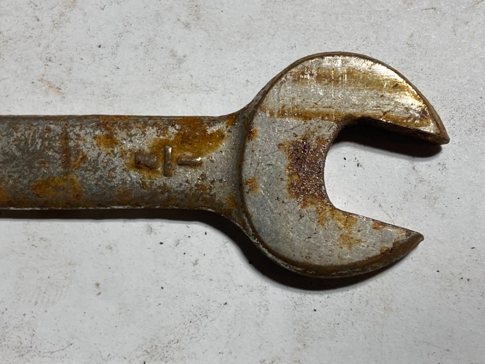 Vintage Stein Tools 65 Combination Open End Wrench Hand Tool 1/2" & 9/16"