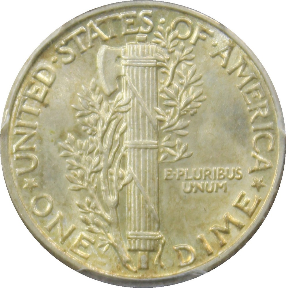 1943 MS65 Mercury Dime PCGS 84109403