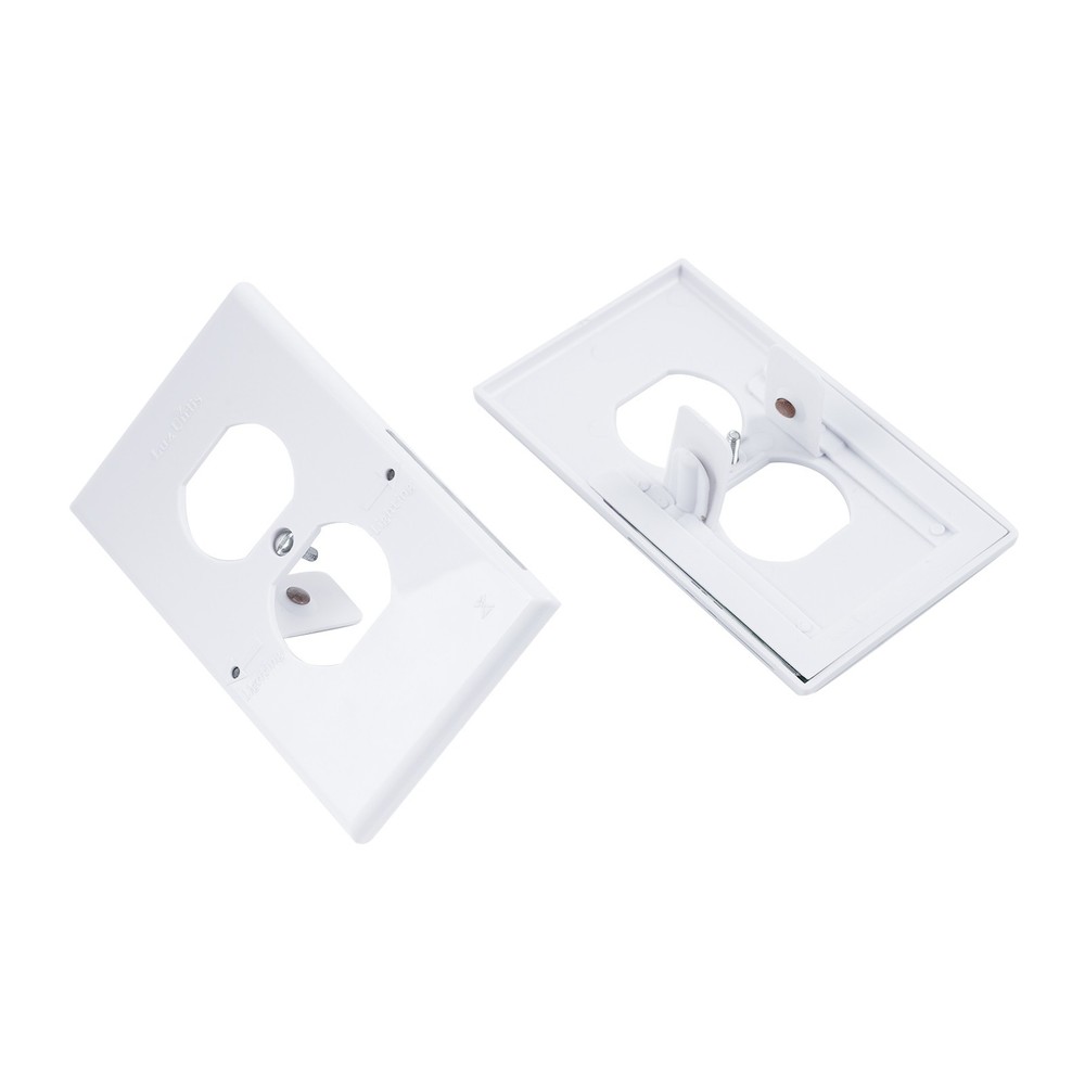 4Pack Wall Outlet Plate LED Night Light Sensor Inductive No Wire/Battery Needed