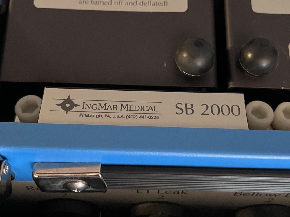 Pre-Owned IngMar Model SB 2000 Dual Compartment Lung Test Demo Simulator