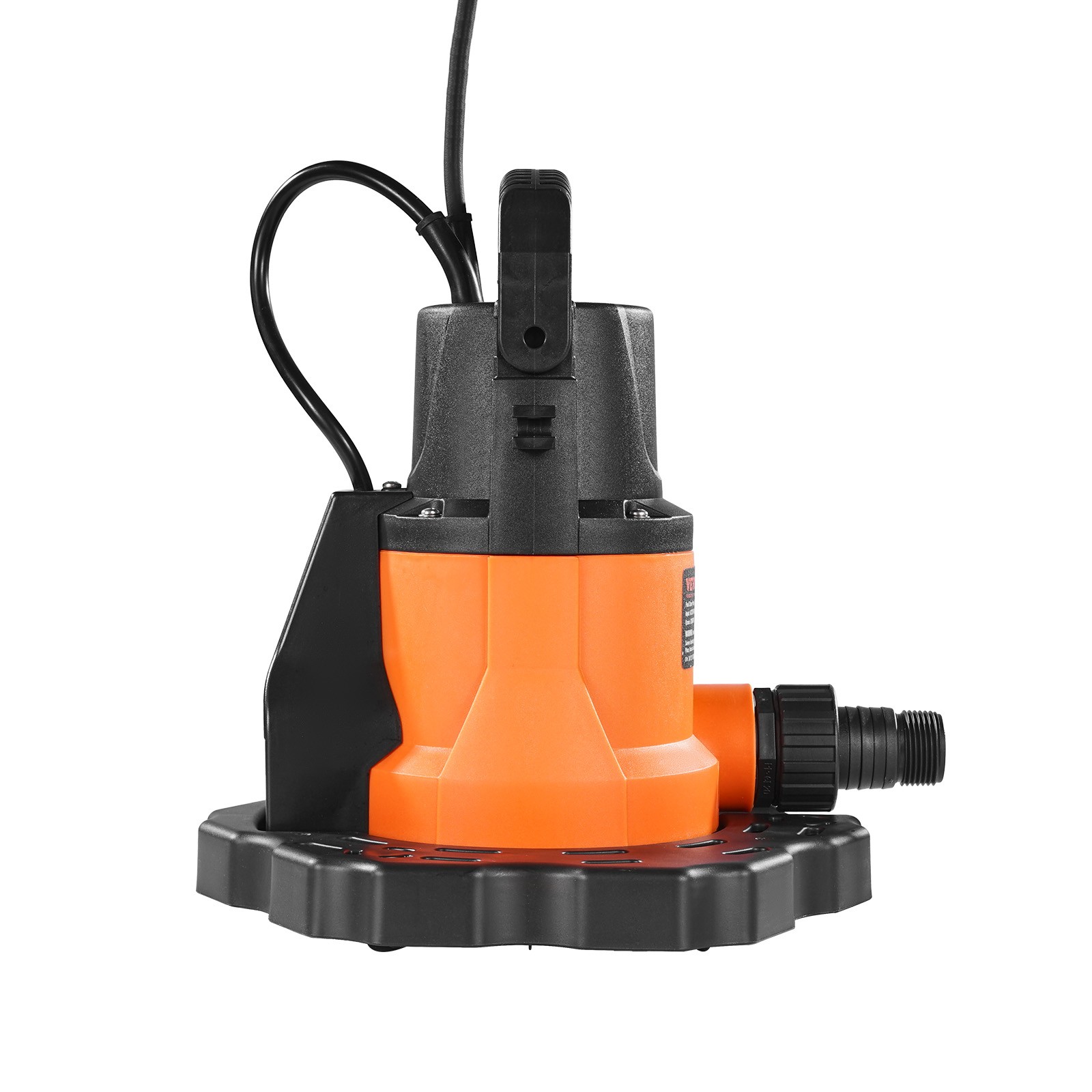 VEVOR Automatic Pool Cover Pump Submersible Swimming 0.66 HP 3200 GPH 25 ft Cord