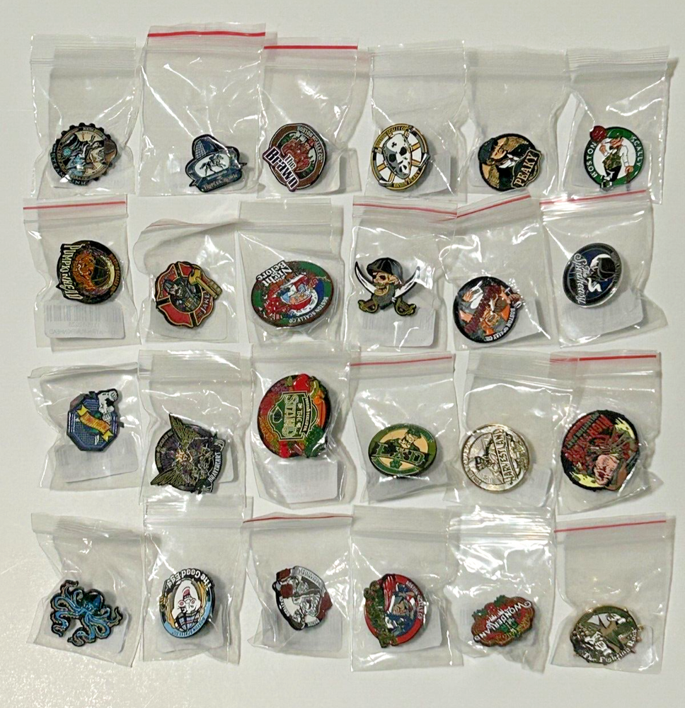 Boston Scally Cap Pins - You Pick