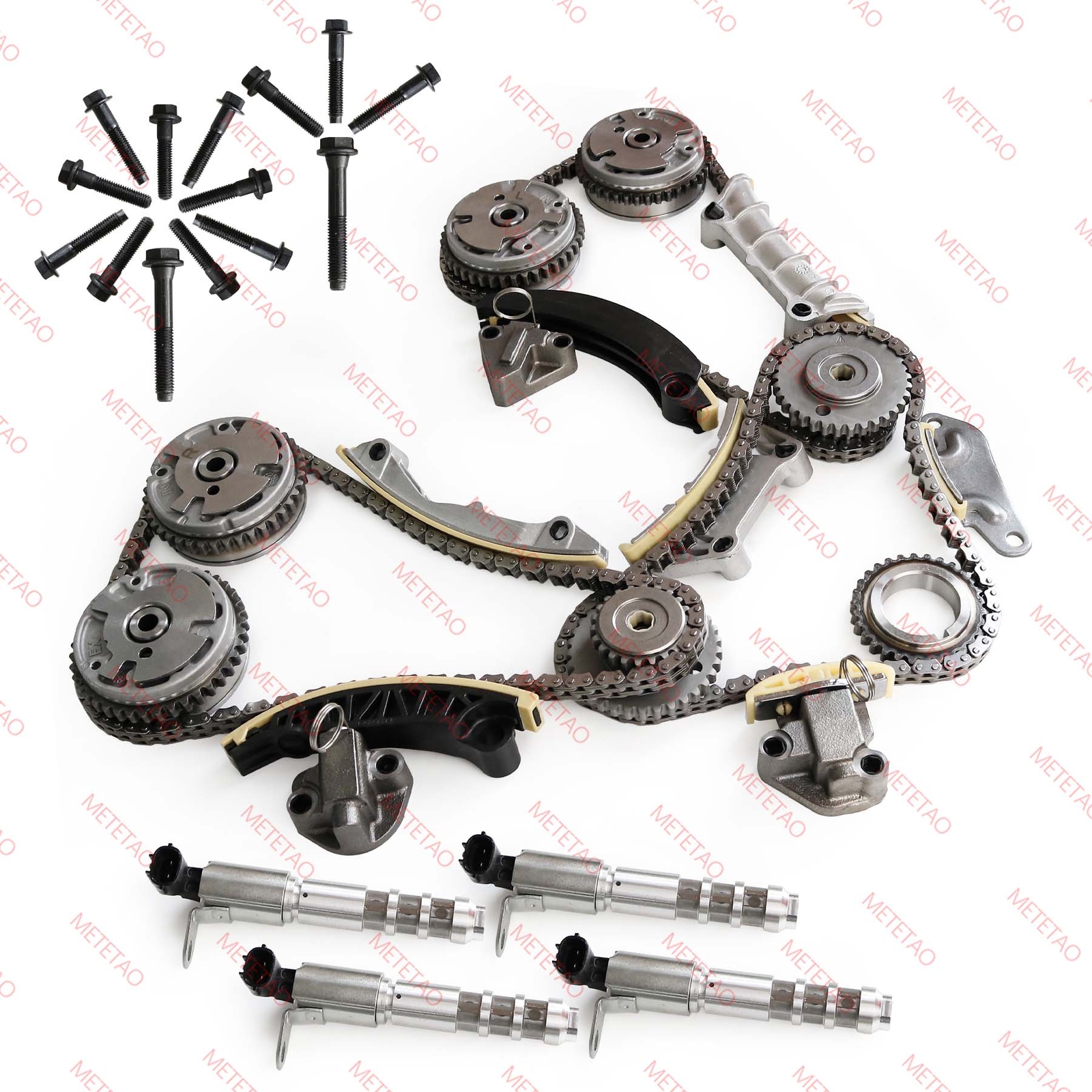 Timing Chain Kit w/VVT Sprocket for Chevy GMC Acadia Cadillac CTS SRX 3.0L 3.6L