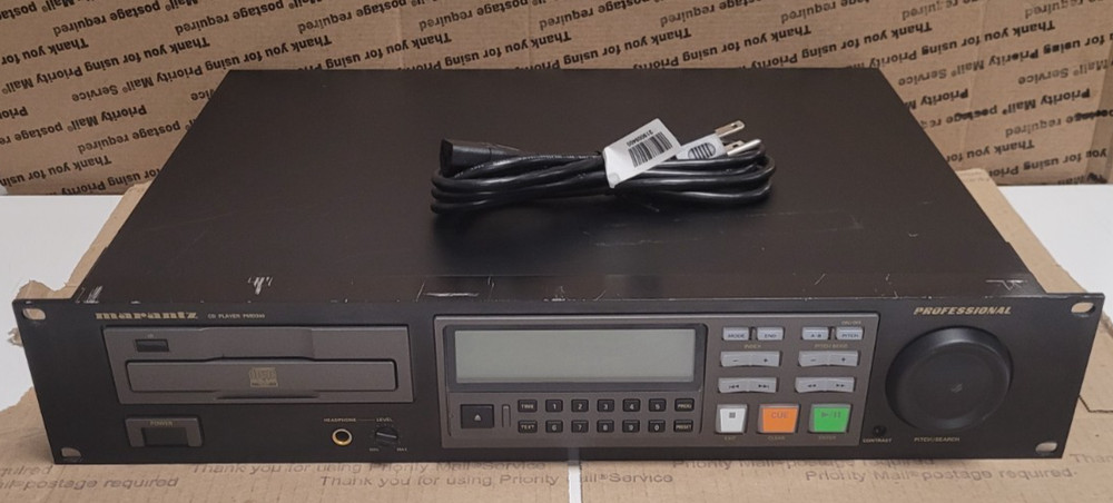 Marantz Professional CD Player PMD340/U1B W/RACK EARS (TESTED)