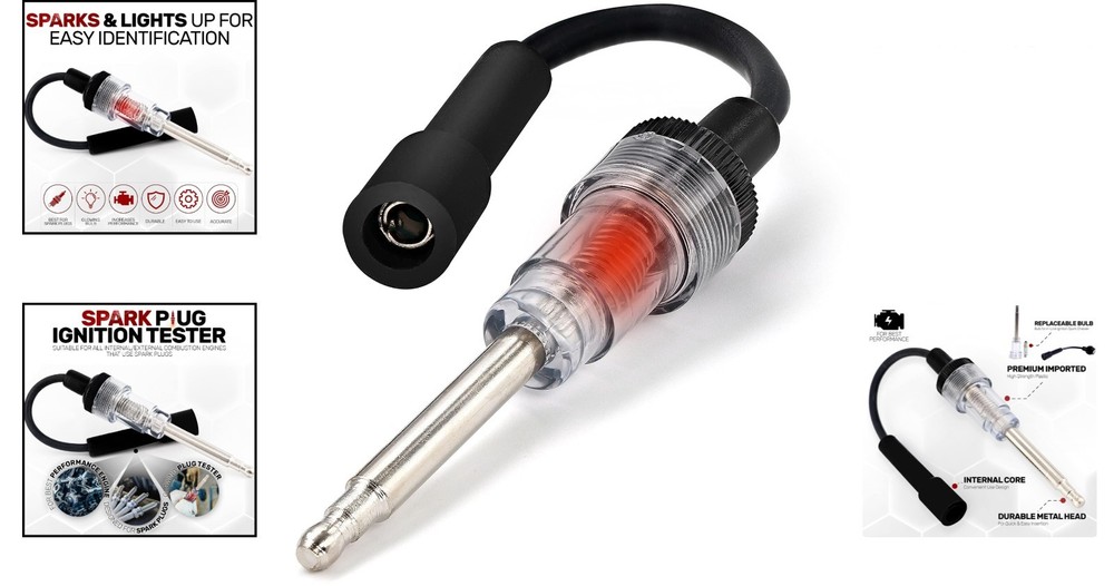 Ram-Pro Inline Spark Tester for 6-12 Volt Engines – Reliable Diagnostic Tool