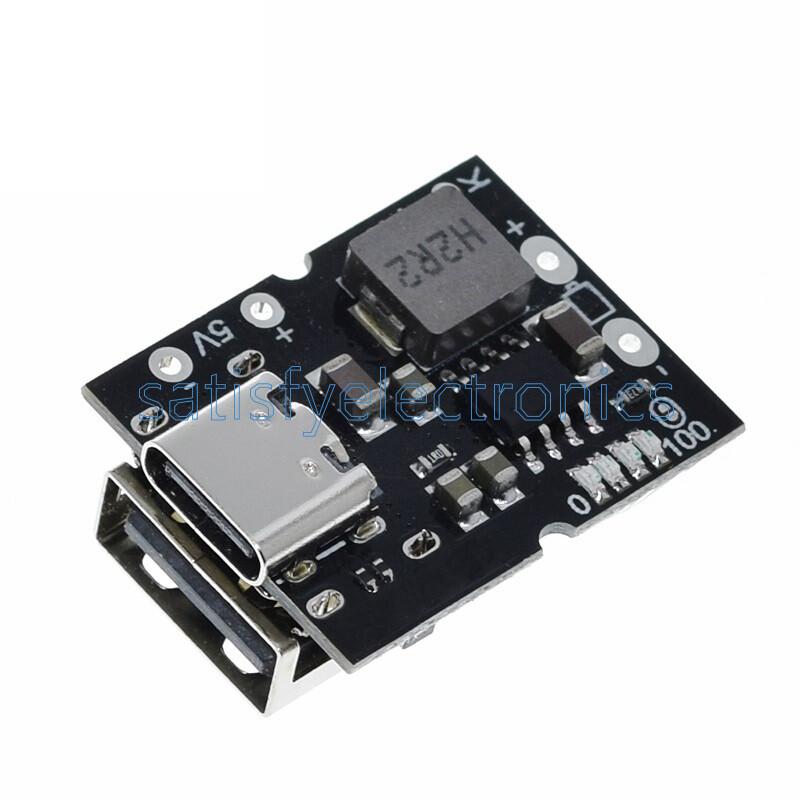 5V 2A Boost Converter Step-Up Power Module Lithium Battery Charging Protection S