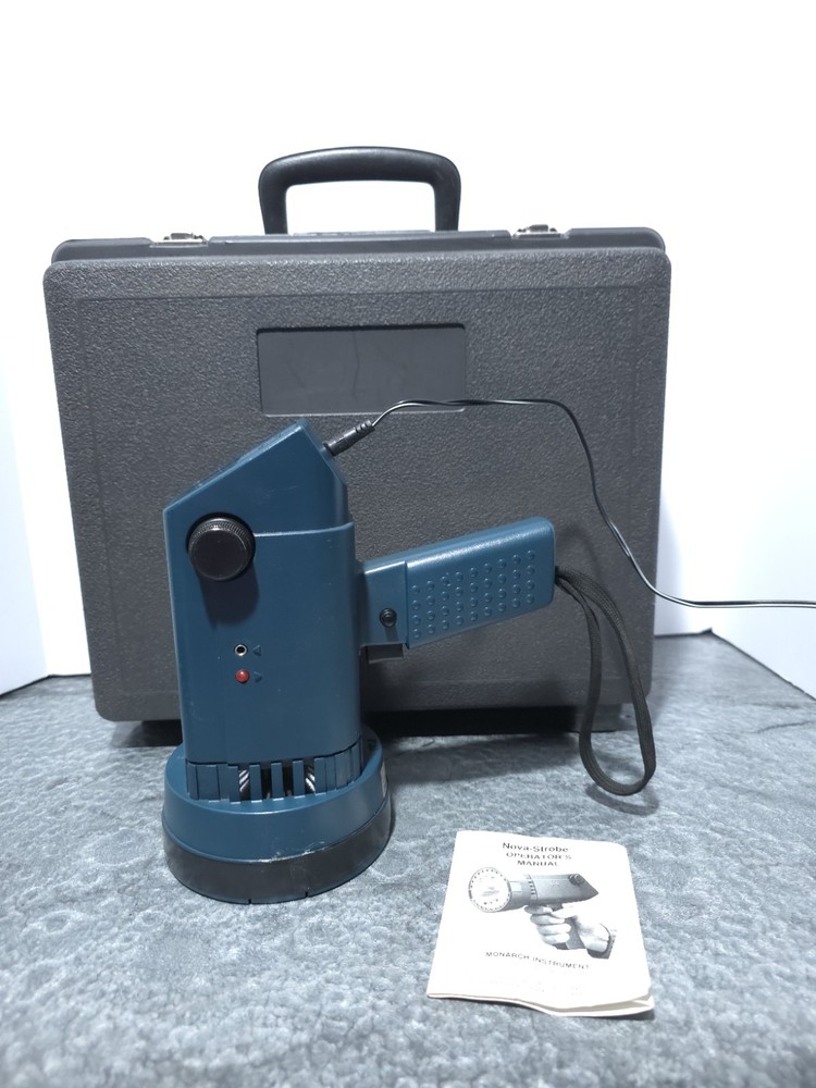 Monarch Nova Strobe Stroboscope In Hard Case Working