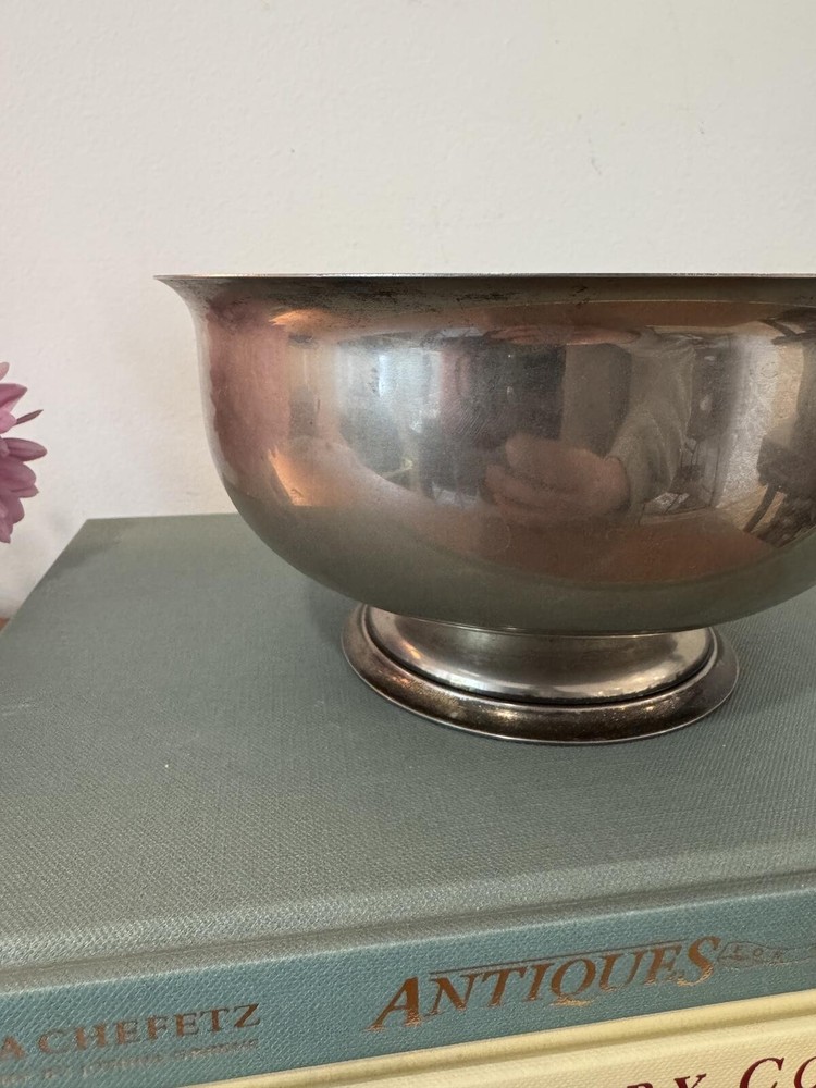 Vintage Silver Plated Pedestal Bowl