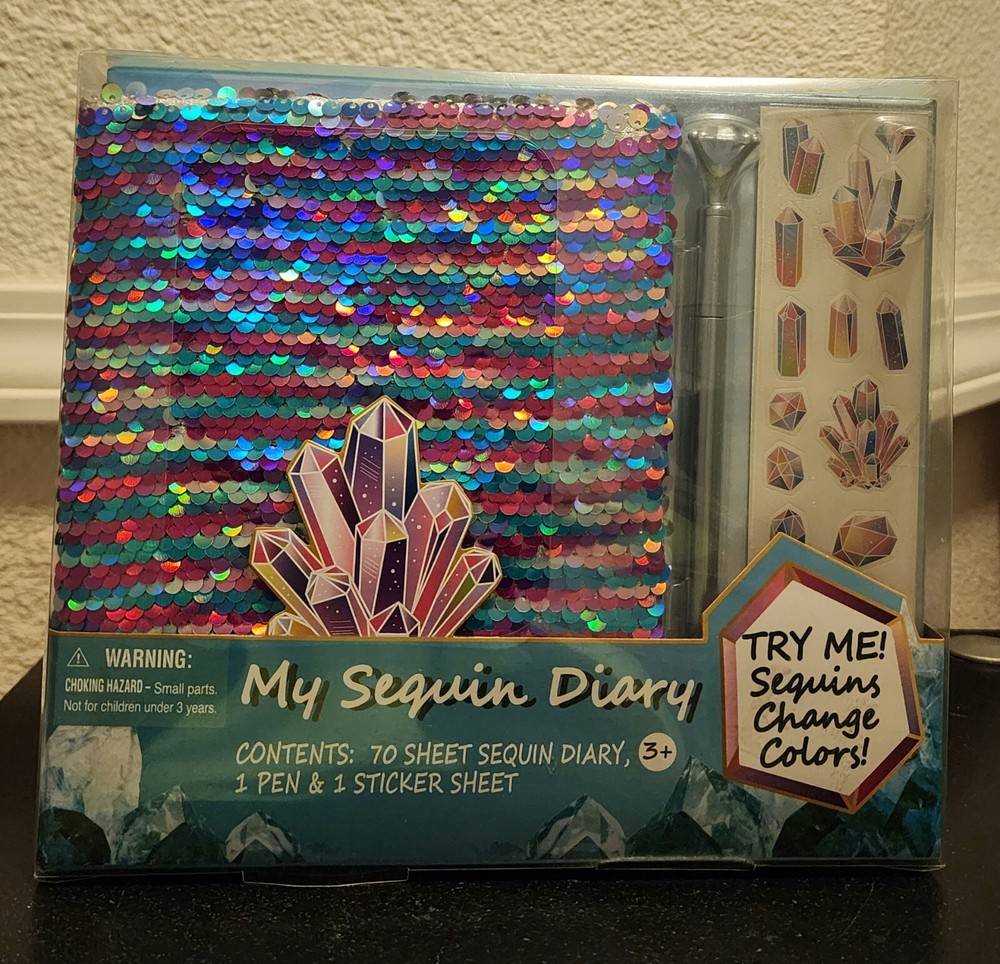 NIP My Sequin Diary Try Me Sequins Change Colors