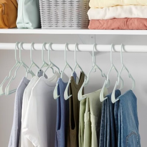 18pk Hangers Mindful Mint - Room Essentials™