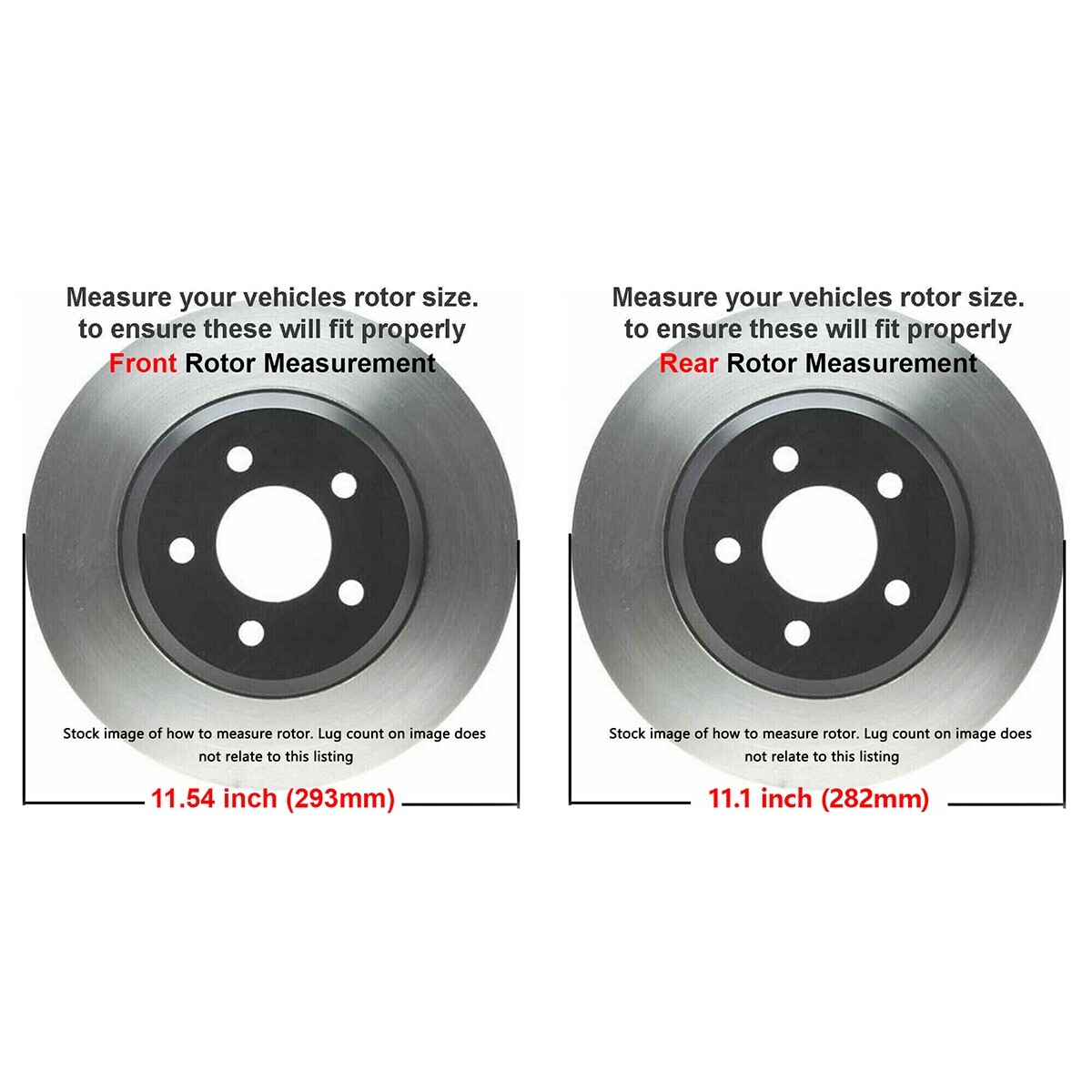 Front Rear Rotors + Ceramic Brake Pads for 2013 2014 2015 2016 2017 Honda Accord
