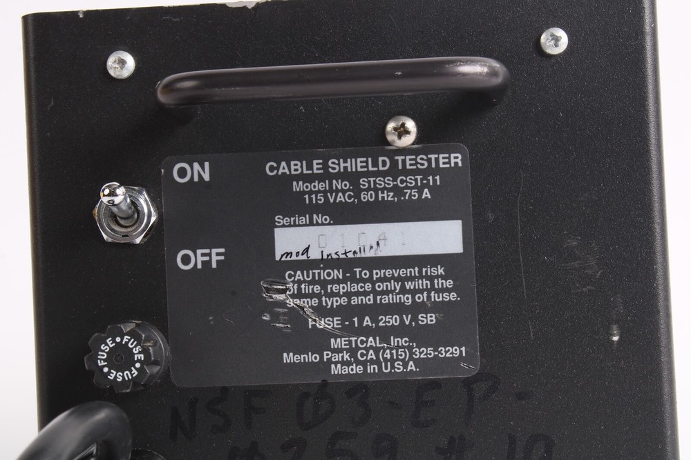 Metcal STSS-CST-11 Cable Shield Tester