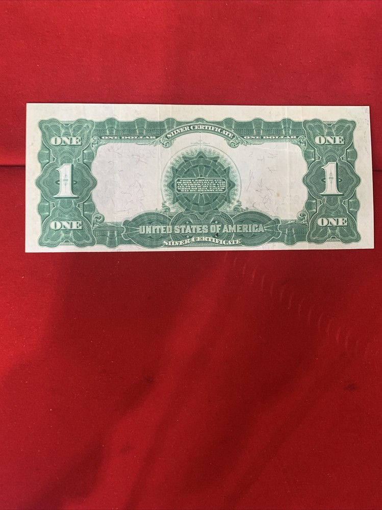 1899 $1 Silver Certificate BLACK EAGLE Teehee & Burke Moderately Circulated