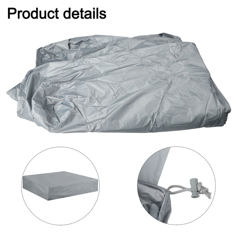 Square Spa Cover Cap Robust Waterproofing Solution with Dust Protection