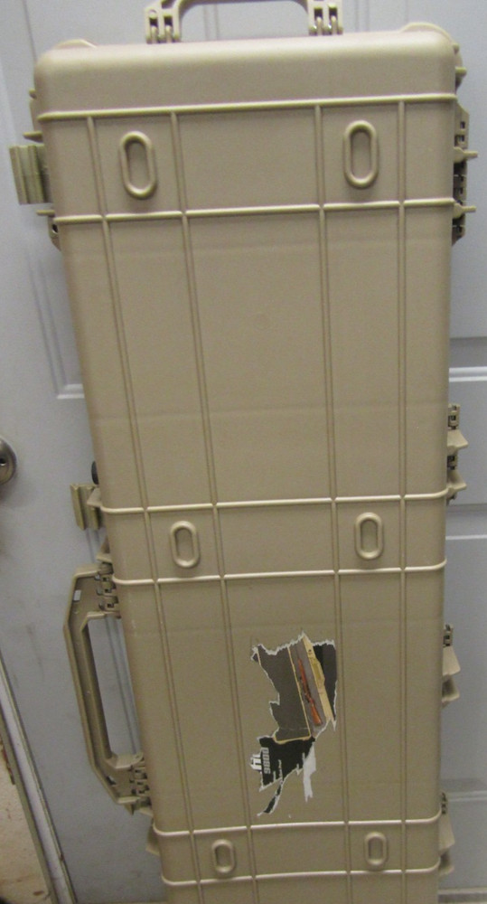 APACHE 9800 Weatherproof Protective Roller Case, Long, Tan