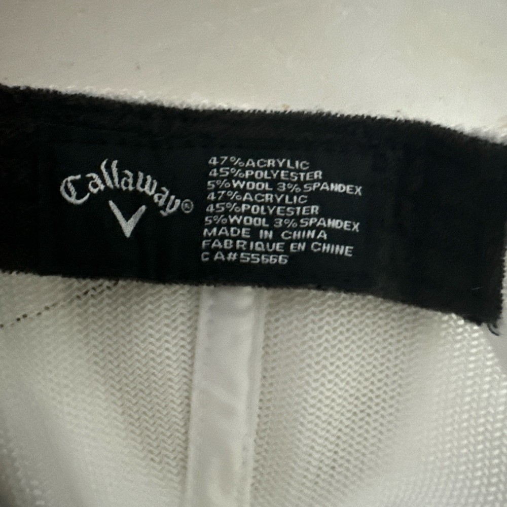 Callaway SD CA Golf Hat Cap Gray White Snapback Mesh