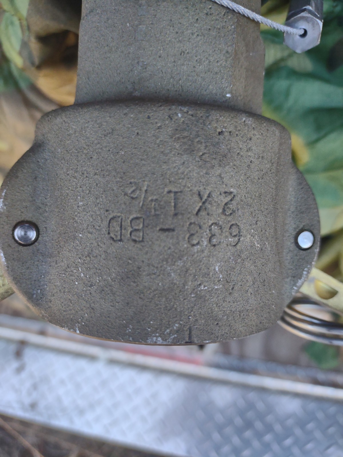 Fuel Nozzle OPW 295, Brass, New, 2" × 1 1/2"