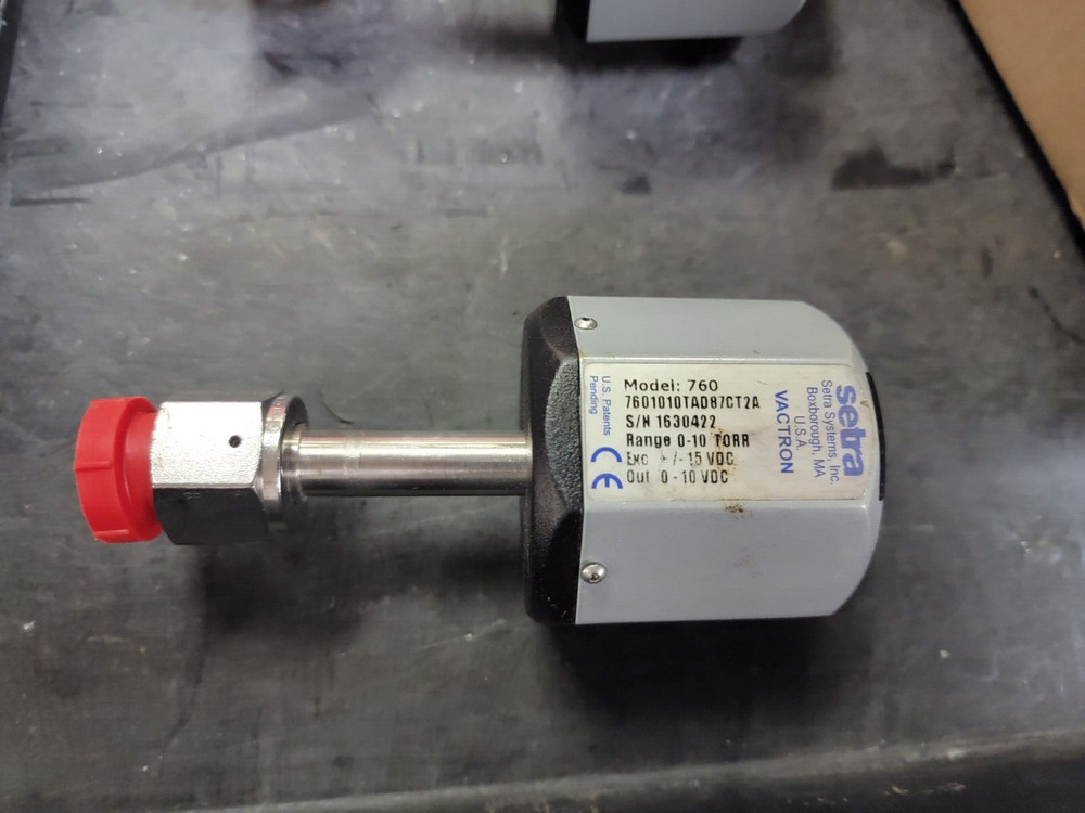 Setra Vactron 760 Capacitance Manometer 0~10 Torr Pressure Transducer