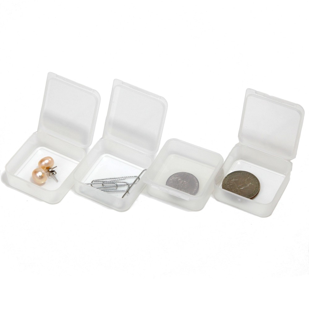 Storage Box Divider Tray 42 Square Individual Clear Containers CNTB109