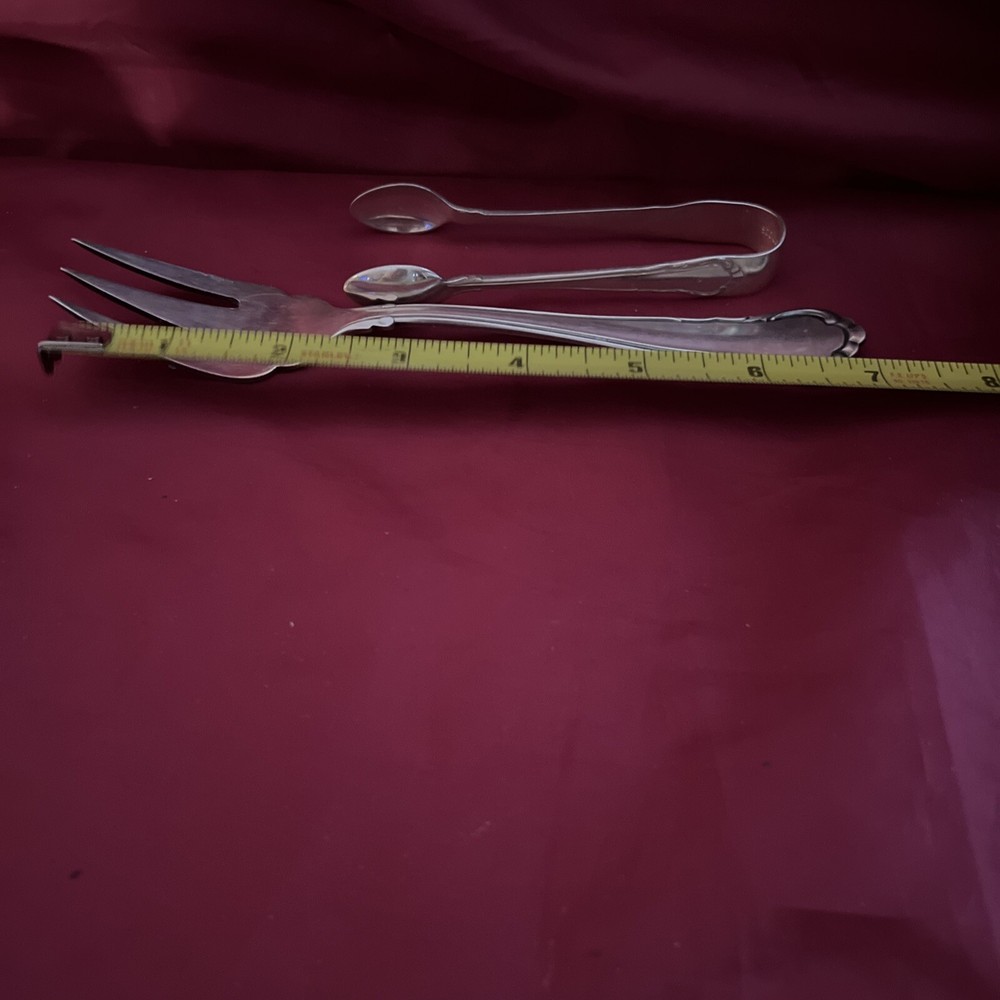 Bremer Silberwarenfabrik Tongs & Cold Meat Fork