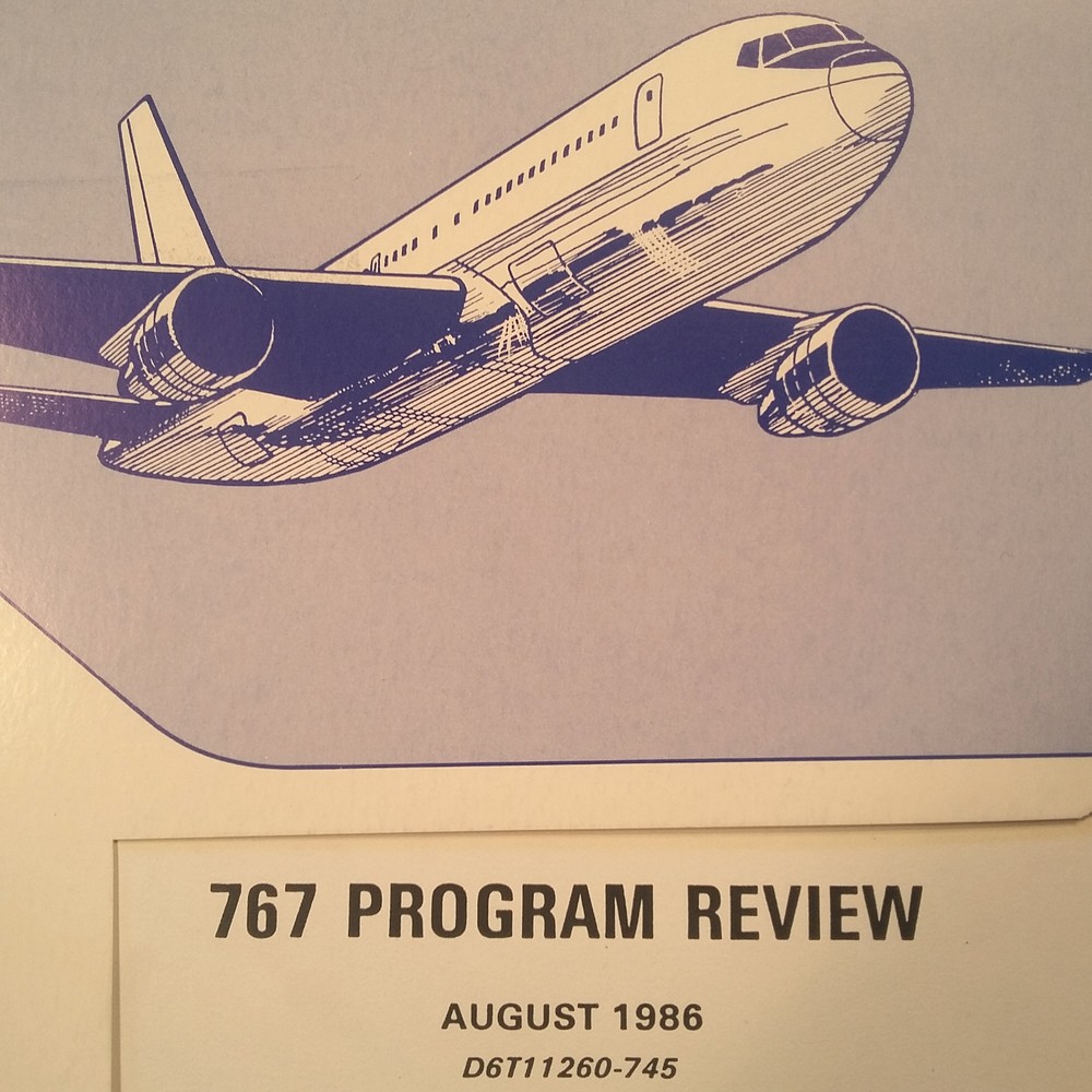 Boeing 767 Program Review Booklet Manual