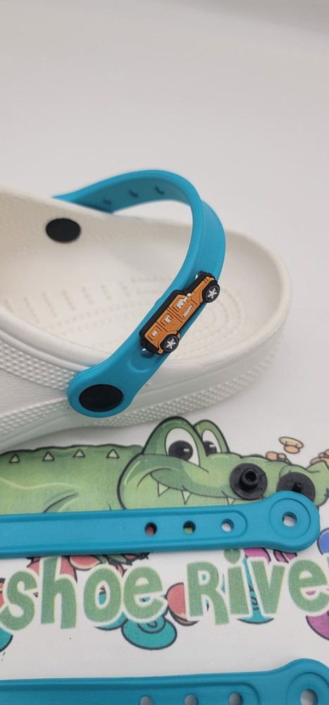 Kid Size replacement straps for croc With charm holder
