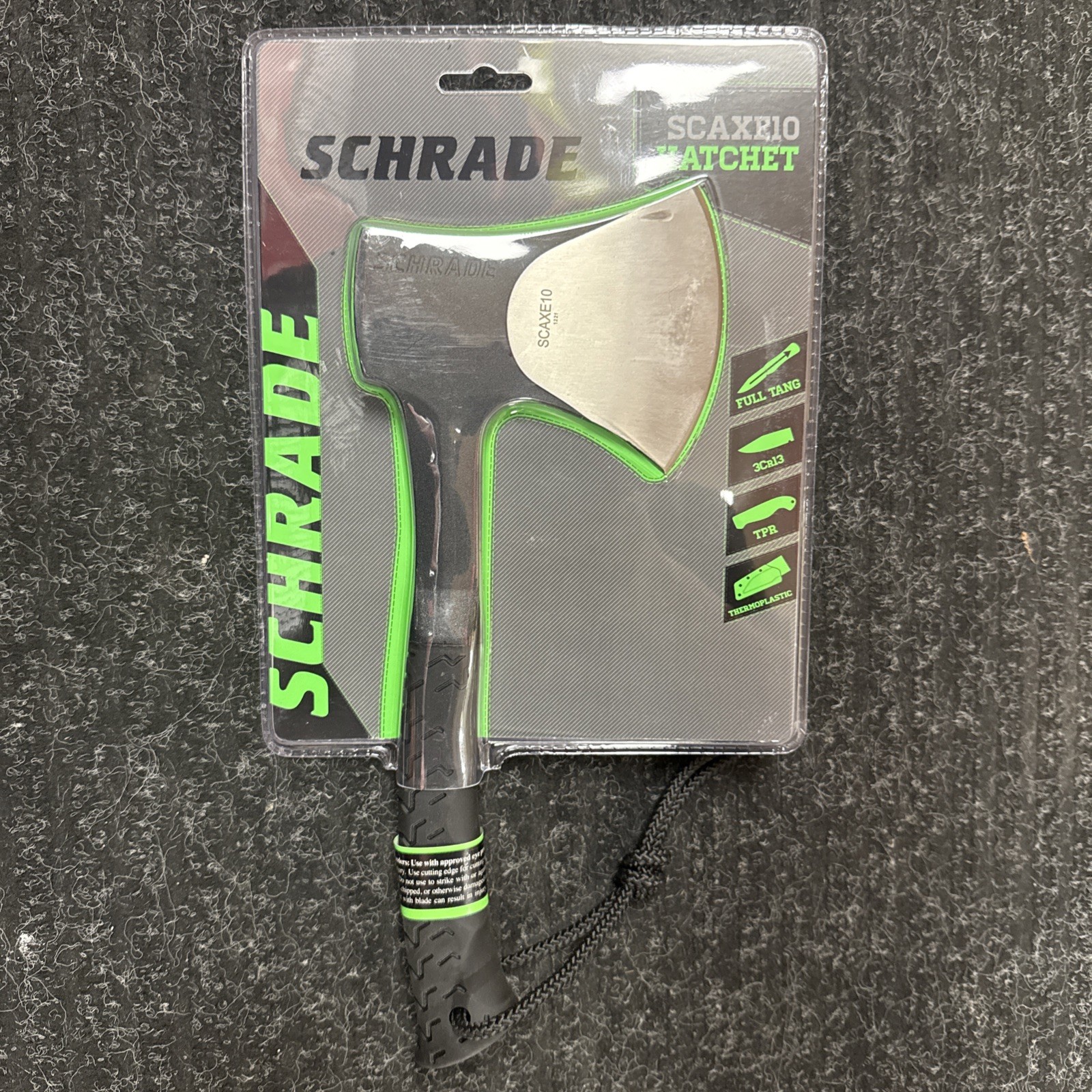 Schrade SCAXE10CP 11.08in Full Tang Hatchet w/ Sheath