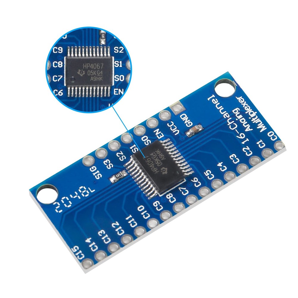 12PCS CD74HC4067 16-Channel Analog Digital Multiplexer Breakout Board Module ...