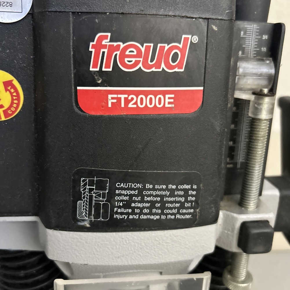 Freud Variable Speed Plunge Router Model FT-2000E tool professional Table Mount