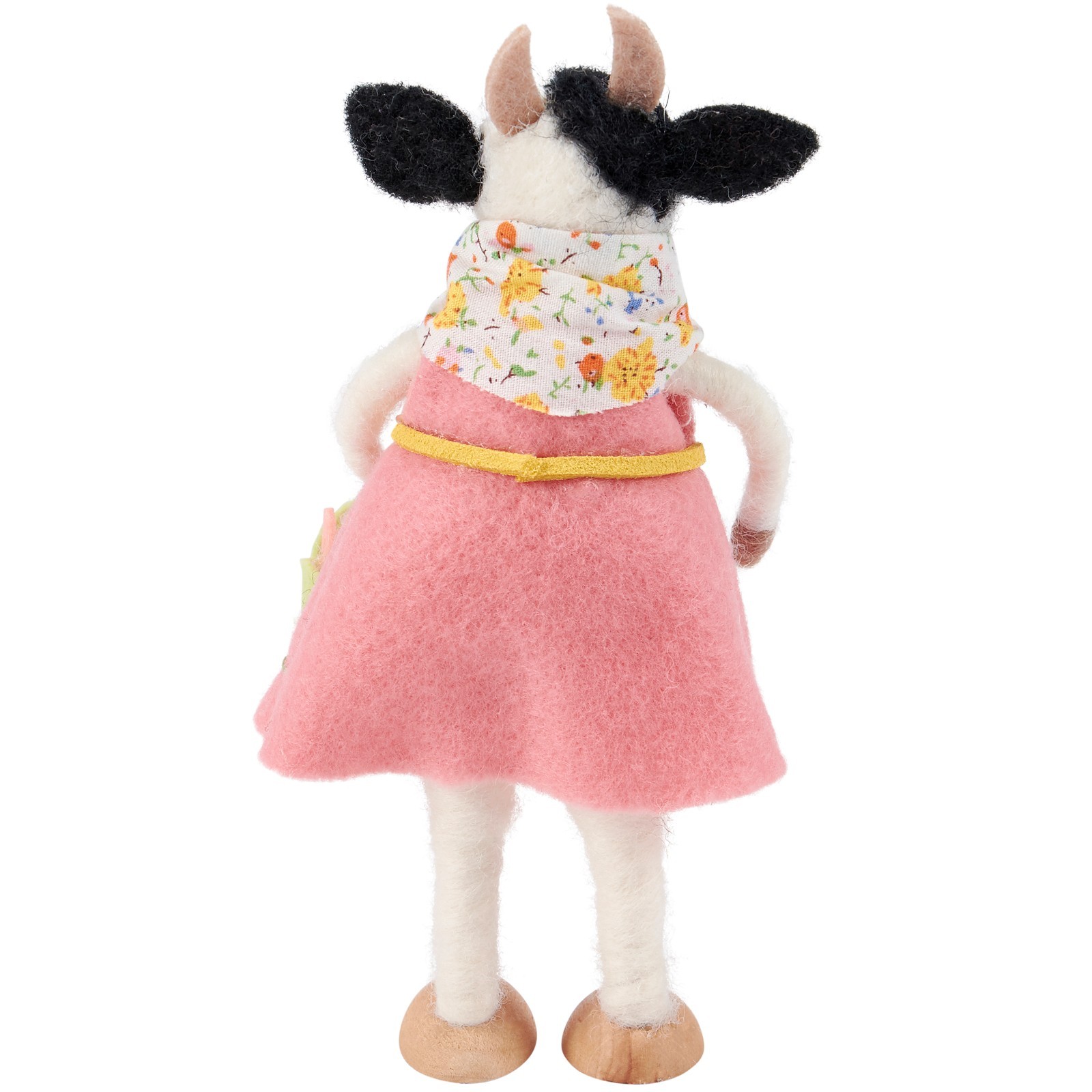 Primitives by Kathy Lot 5 Felt Critter Farmhouse Pig Sheep Cow Chicken Rabbit