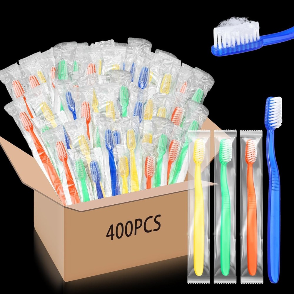 Prepasted Disposable Toothbrushes Bulk Indivily Wrapped Pre