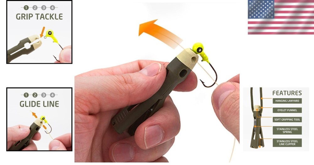 Efficient Fishing Line Threader
