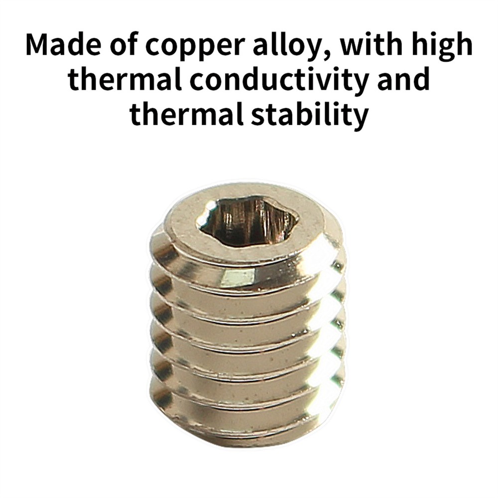 High Flow Plated Copper Adapters for QIDI 3D printer