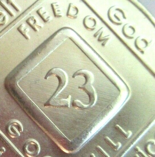 Narcotics Anonymous 23 year Medallion Bronze NA Coin Chip Token Clean