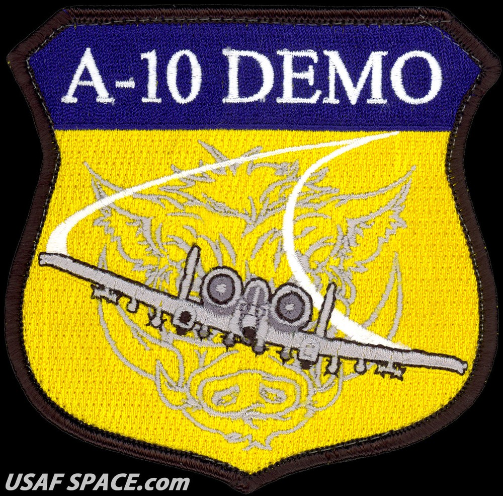 USAF A-10 DEMONSTRATION FLIGHT TEAM -SHIELD- Davis-Monthan AFB- ORIGINAL PATCH
